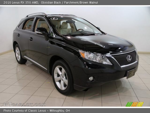 2010 Lexus RX 350 AWD in Obsidian Black