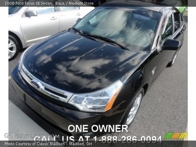 2008 Ford Focus SE Sedan in Black