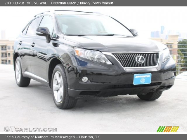 2010 Lexus RX 350 AWD in Obsidian Black