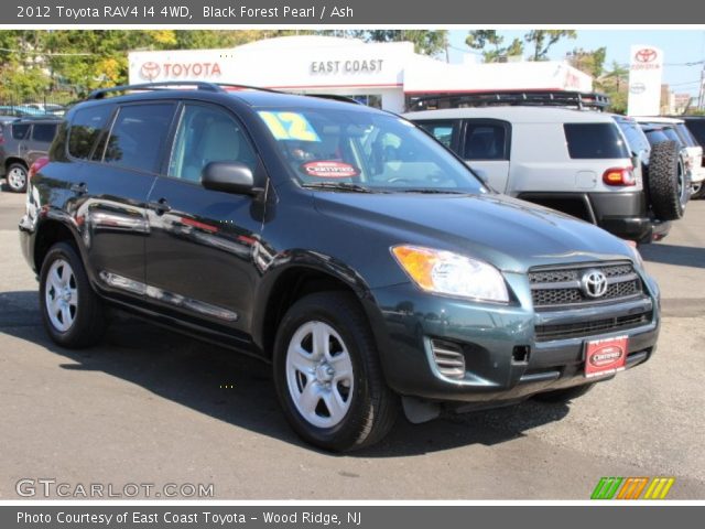 2012 Toyota RAV4 I4 4WD in Black Forest Pearl