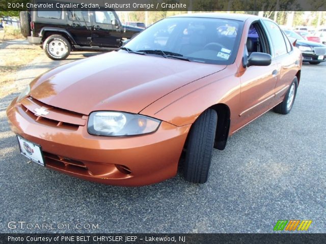 2004 Chevrolet Cavalier Sedan in Sunburst Orange