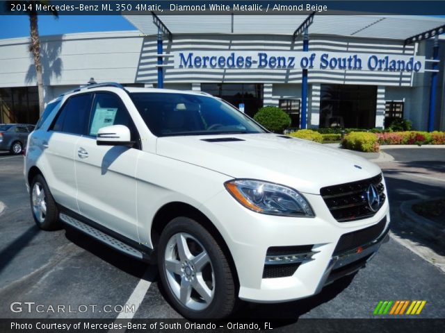 2014 Mercedes-Benz ML 350 4Matic in Diamond White Metallic