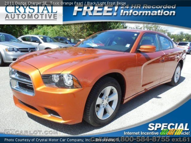 2011 Dodge Charger SE in Toxic Orange Pearl