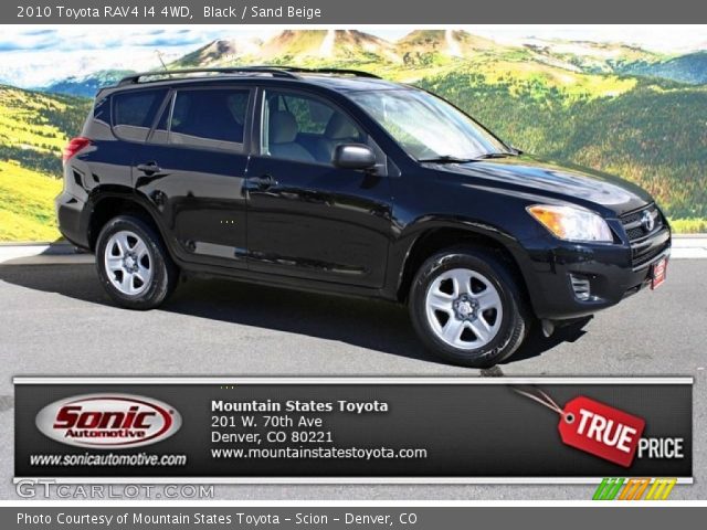2010 Toyota RAV4 I4 4WD in Black