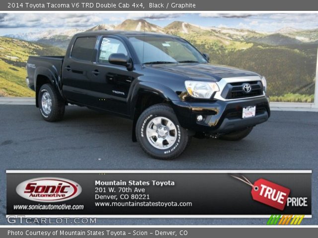2014 Toyota Tacoma V6 TRD Double Cab 4x4 in Black