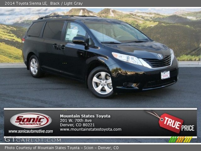 2014 Toyota Sienna LE in Black
