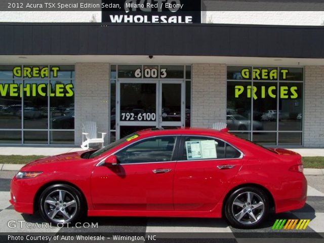 2012 Acura TSX Special Edition Sedan in Milano Red