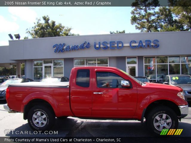 2005 Nissan Frontier SE King Cab 4x4 in Aztec Red