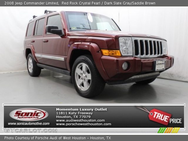 2008 Jeep Commander Limited in Red Rock Crystal Pearl