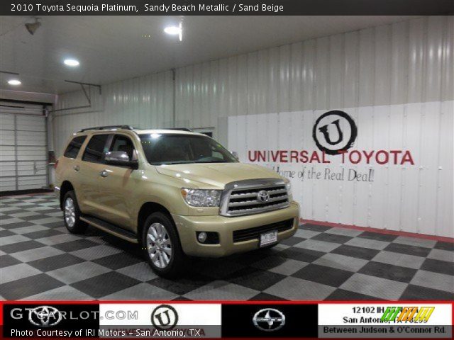 2010 Toyota Sequoia Platinum in Sandy Beach Metallic