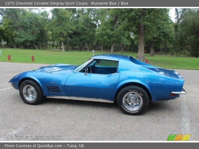 1970 Chevrolet Corvette Stingray Sport Coupe in Mulsanne Blue
