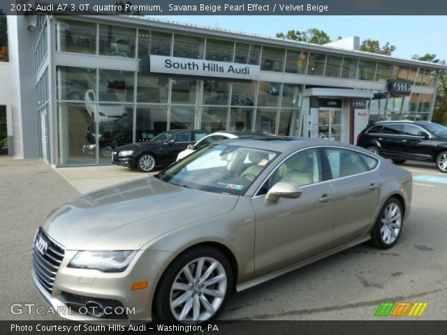 2012 Audi A7 3.0T quattro Premium in Savana Beige Pearl Effect