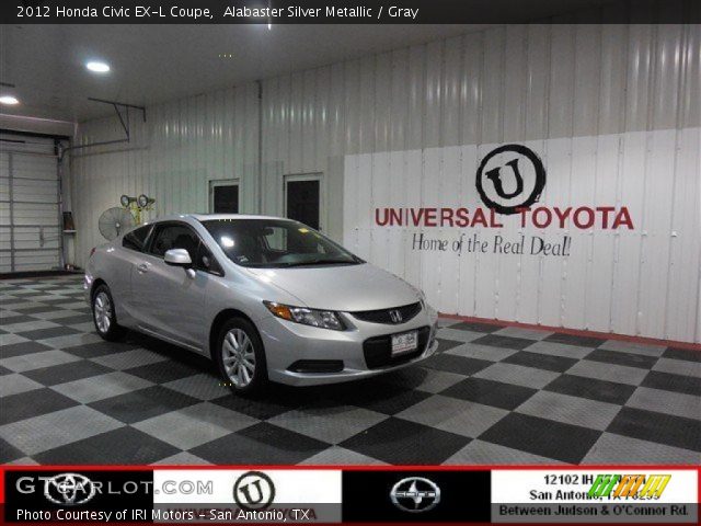 2012 Honda Civic EX-L Coupe in Alabaster Silver Metallic