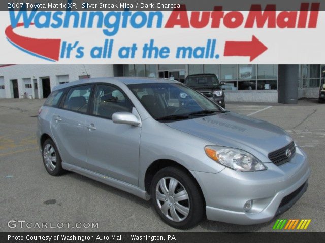 2007 Toyota Matrix XR in Silver Streak Mica