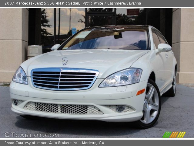 2007 Mercedes-Benz S 550 4Matic Sedan in Arctic White