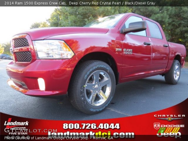 2014 Ram 1500 Express Crew Cab in Deep Cherry Red Crystal Pearl