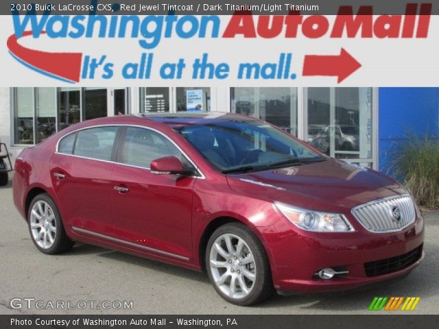 2010 Buick LaCrosse CXS in Red Jewel Tintcoat
