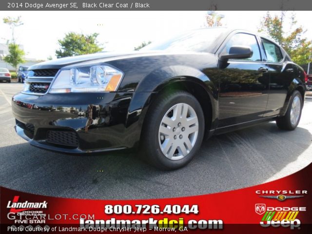 2014 Dodge Avenger SE in Black Clear Coat