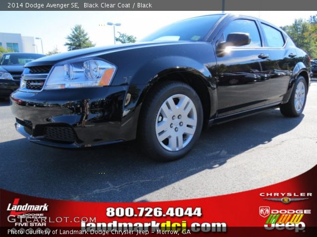 2014 Dodge Avenger SE in Black Clear Coat