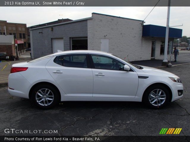 2013 Kia Optima LX in Snow White Pearl