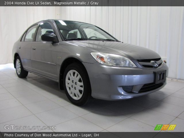 2004 Honda Civic LX Sedan in Magnesium Metallic