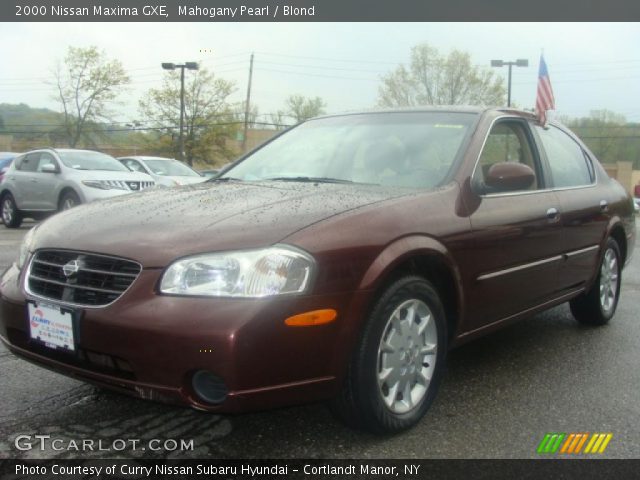 2000 Nissan Maxima GXE in Mahogany Pearl