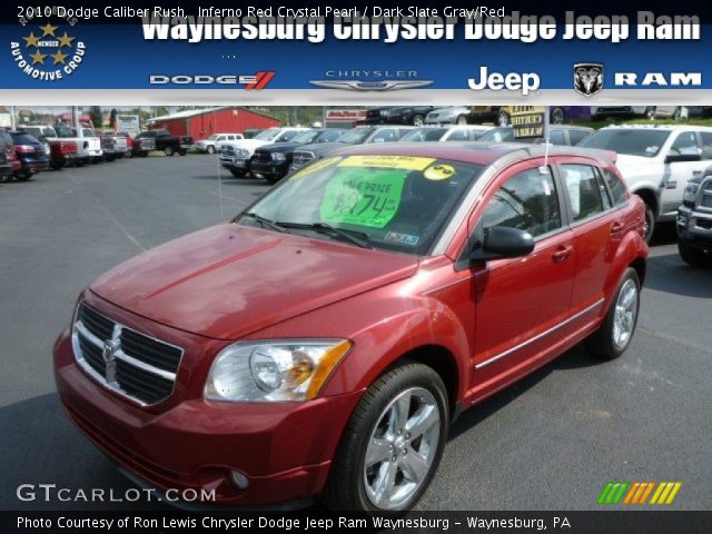 2010 Dodge Caliber Rush in Inferno Red Crystal Pearl