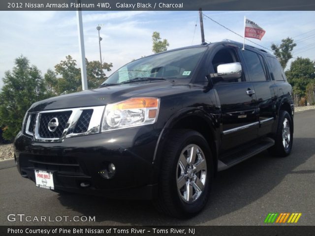 2012 Nissan armada platinum black #5