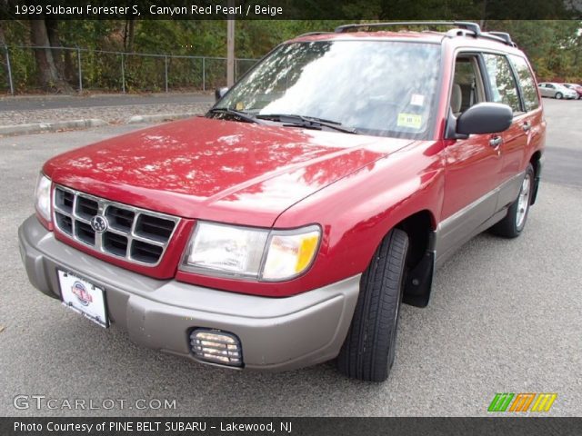 1999 Subaru Forester S in Canyon Red Pearl
