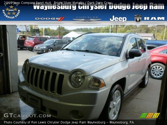2010 Jeep Compass Sport 4x4 in Bright Silver Metallic