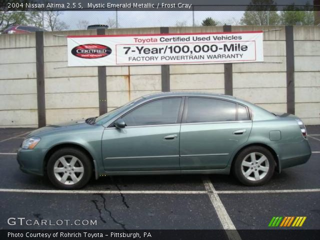 2004 Nissan Altima 2.5 S in Mystic Emerald Metallic