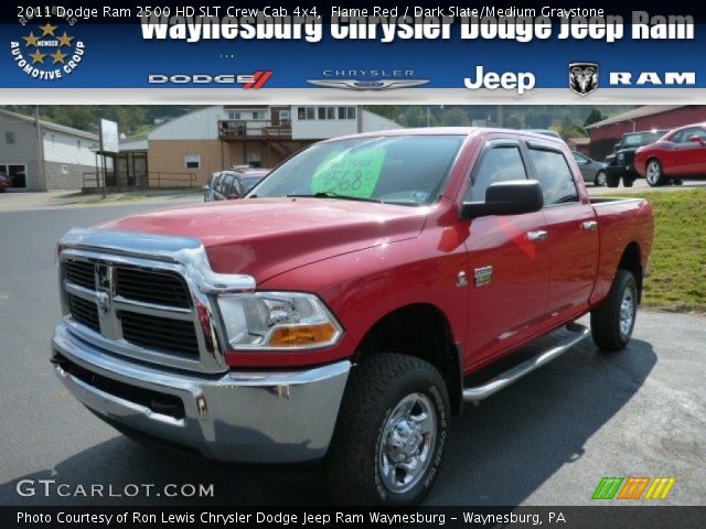 2011 Dodge Ram 2500 HD SLT Crew Cab 4x4 in Flame Red
