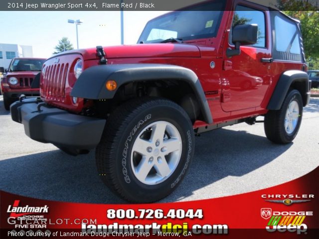 2014 Jeep Wrangler Sport 4x4 in Flame Red
