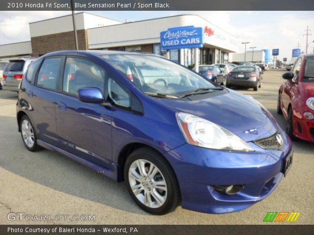 2010 Honda Fit Sport in Blue Sensation Pearl