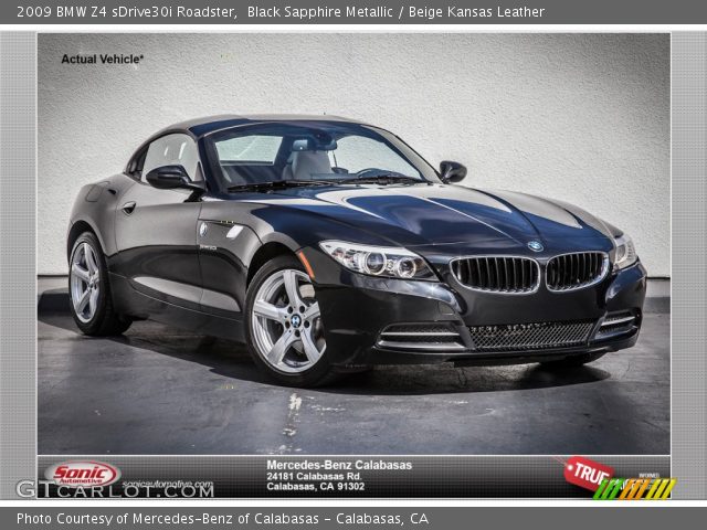 2009 BMW Z4 sDrive30i Roadster in Black Sapphire Metallic