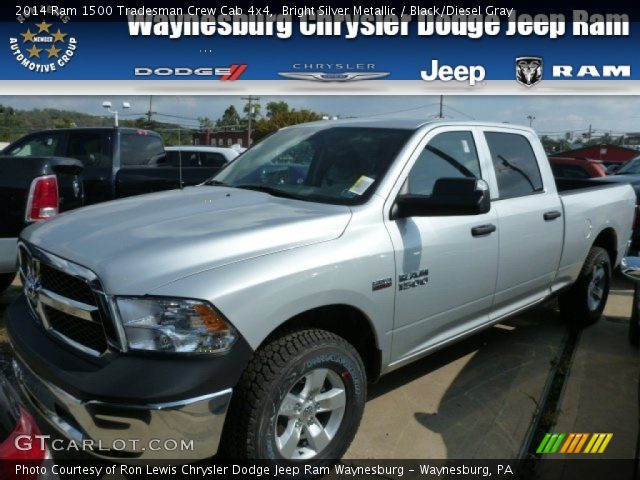 2014 Ram 1500 Tradesman Crew Cab 4x4 in Bright Silver Metallic