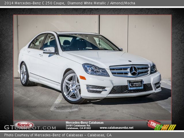 2014 Mercedes-Benz C 250 Coupe in Diamond White Metallic