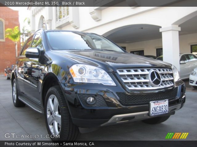 2010 Mercedes-Benz ML 350 in Black