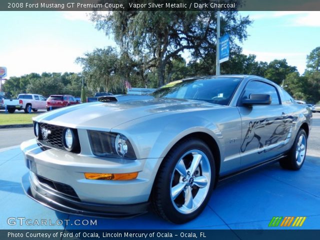 2008 Ford Mustang GT Premium Coupe in Vapor Silver Metallic