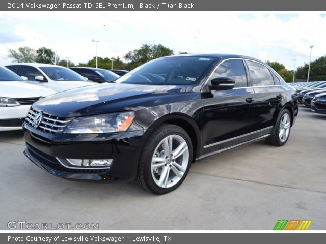 2014 Volkswagen Passat TDI SEL Premium in Black