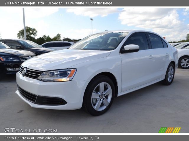 2014 Volkswagen Jetta TDI Sedan in Pure White