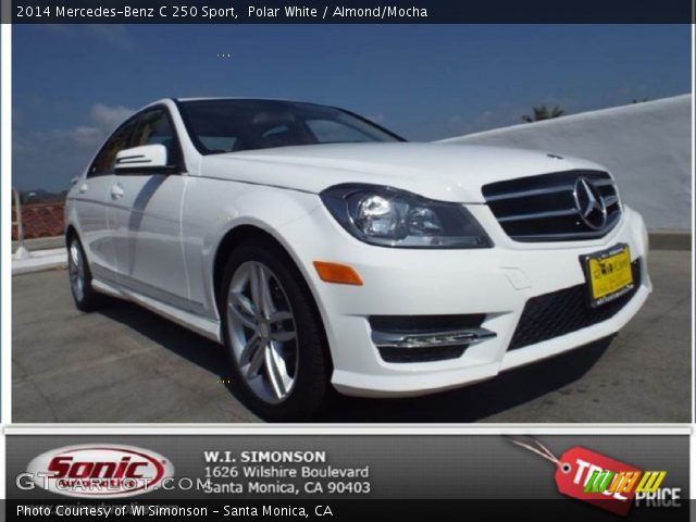 2014 Mercedes-Benz C 250 Sport in Polar White