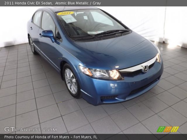 2011 Honda Civic EX Sedan in Atomic Blue Metallic