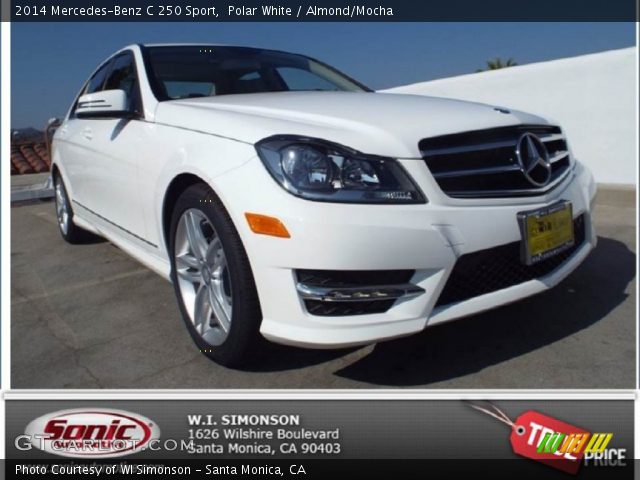 2014 Mercedes-Benz C 250 Sport in Polar White