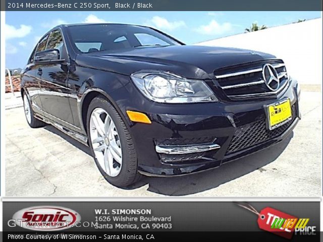 2014 Mercedes-Benz C 250 Sport in Black