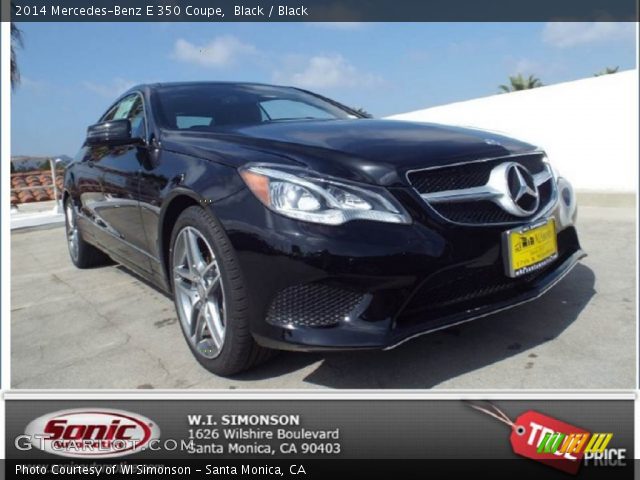 2014 Mercedes-Benz E 350 Coupe in Black