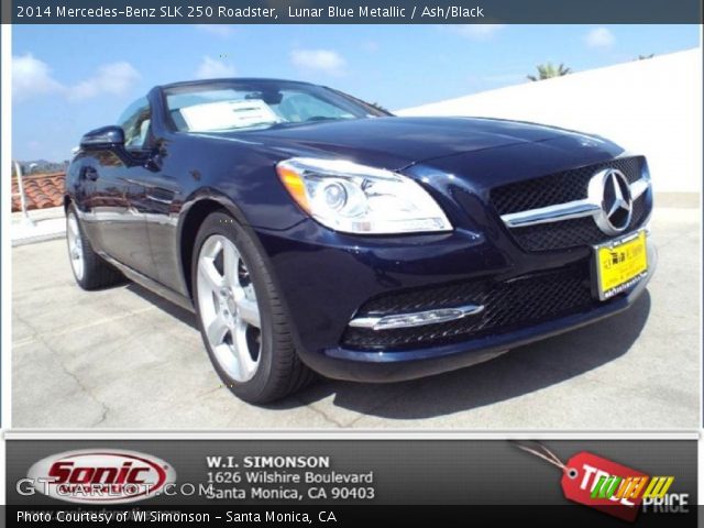 2014 Mercedes-Benz SLK 250 Roadster in Lunar Blue Metallic