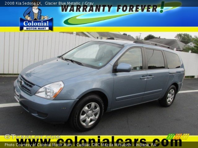 2008 Kia Sedona LX in Glacier Blue Metallic