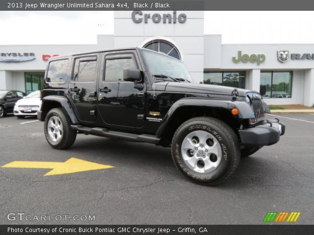 2013 Jeep Wrangler Unlimited Sahara 4x4 in Black