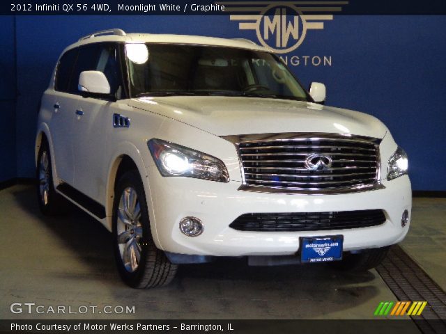 2012 Infiniti QX 56 4WD in Moonlight White